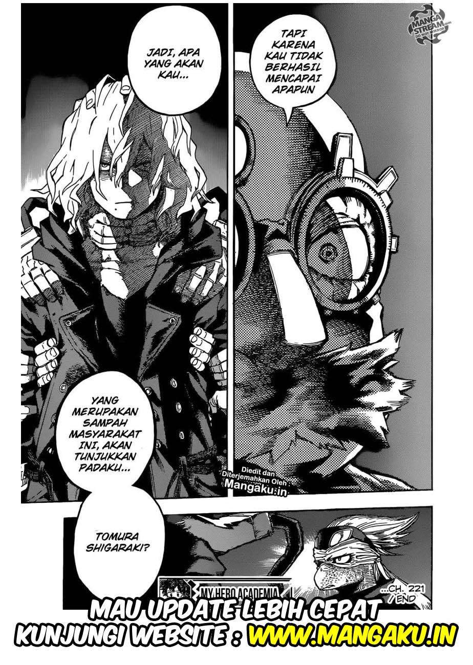 Boku no Hero Academia Chapter 221 Gambar 14