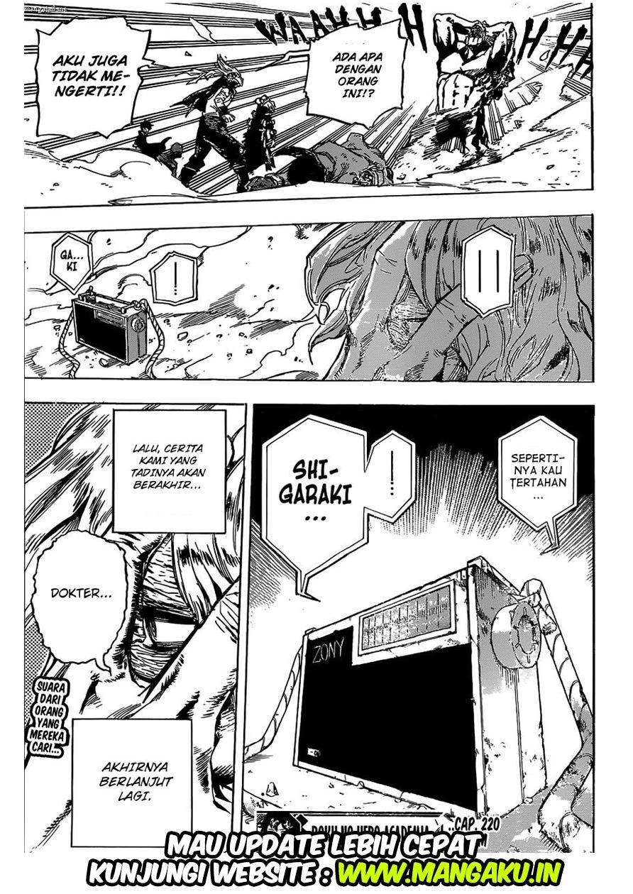 Boku no Hero Academia Chapter 220 Gambar 15