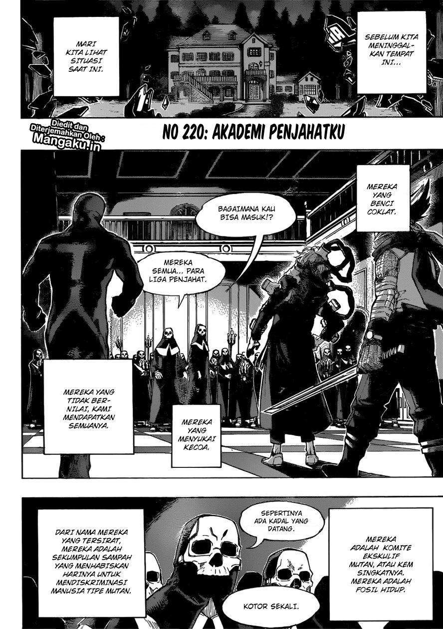 Boku no Hero Academia Chapter 220 Gambar 3