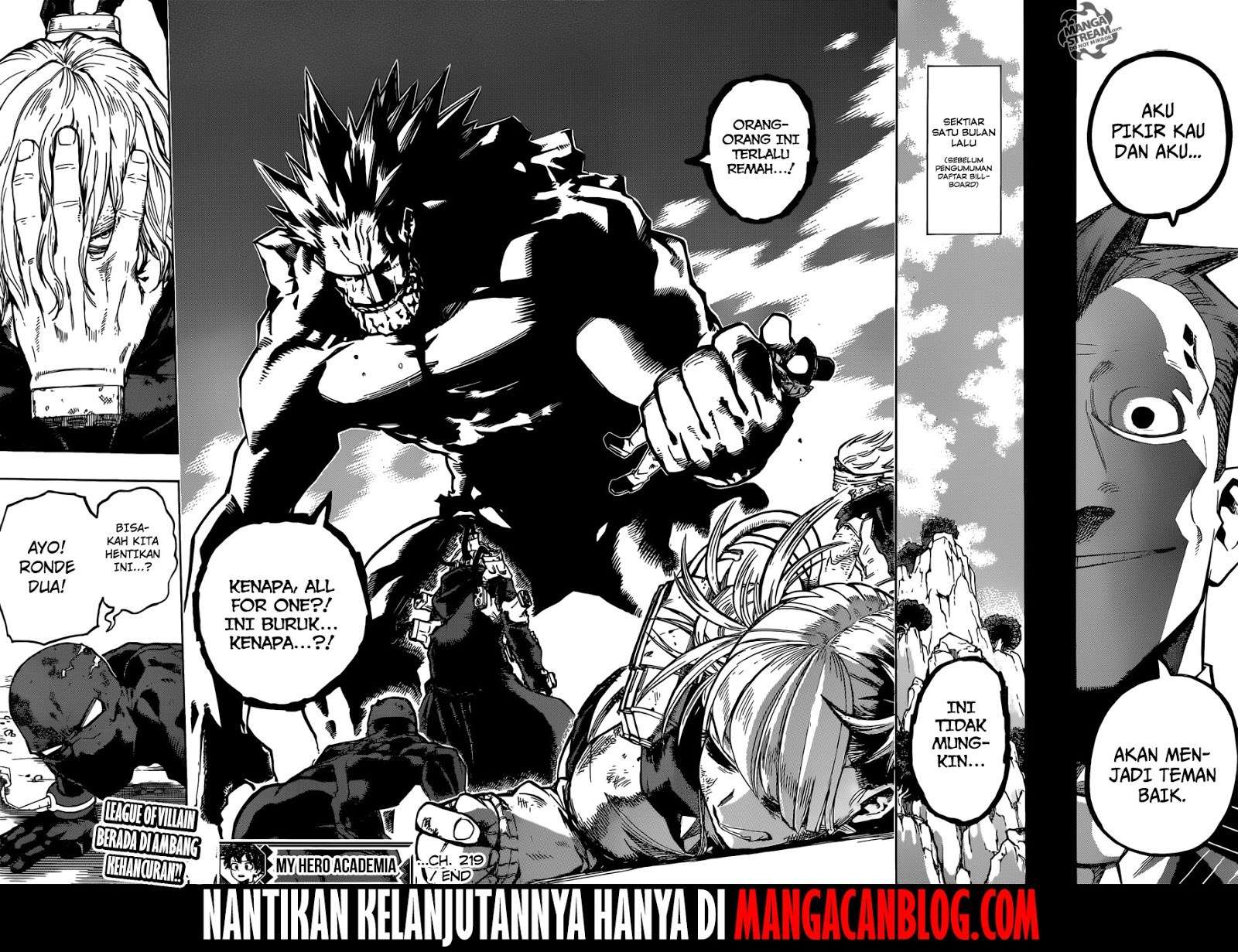 Boku no Hero Academia Chapter 219 Gambar 15