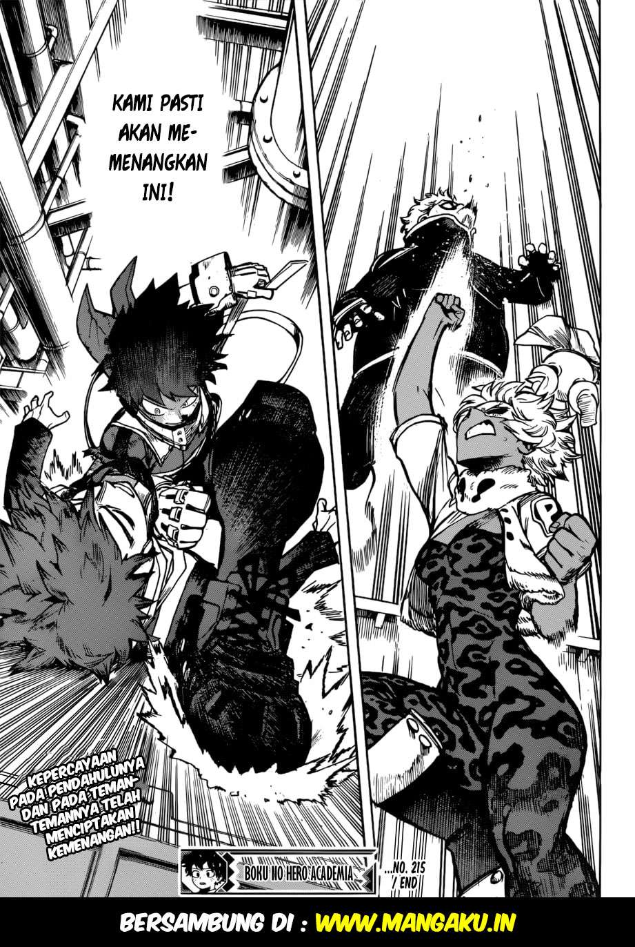 Boku no Hero Academia Chapter 215 Gambar 14