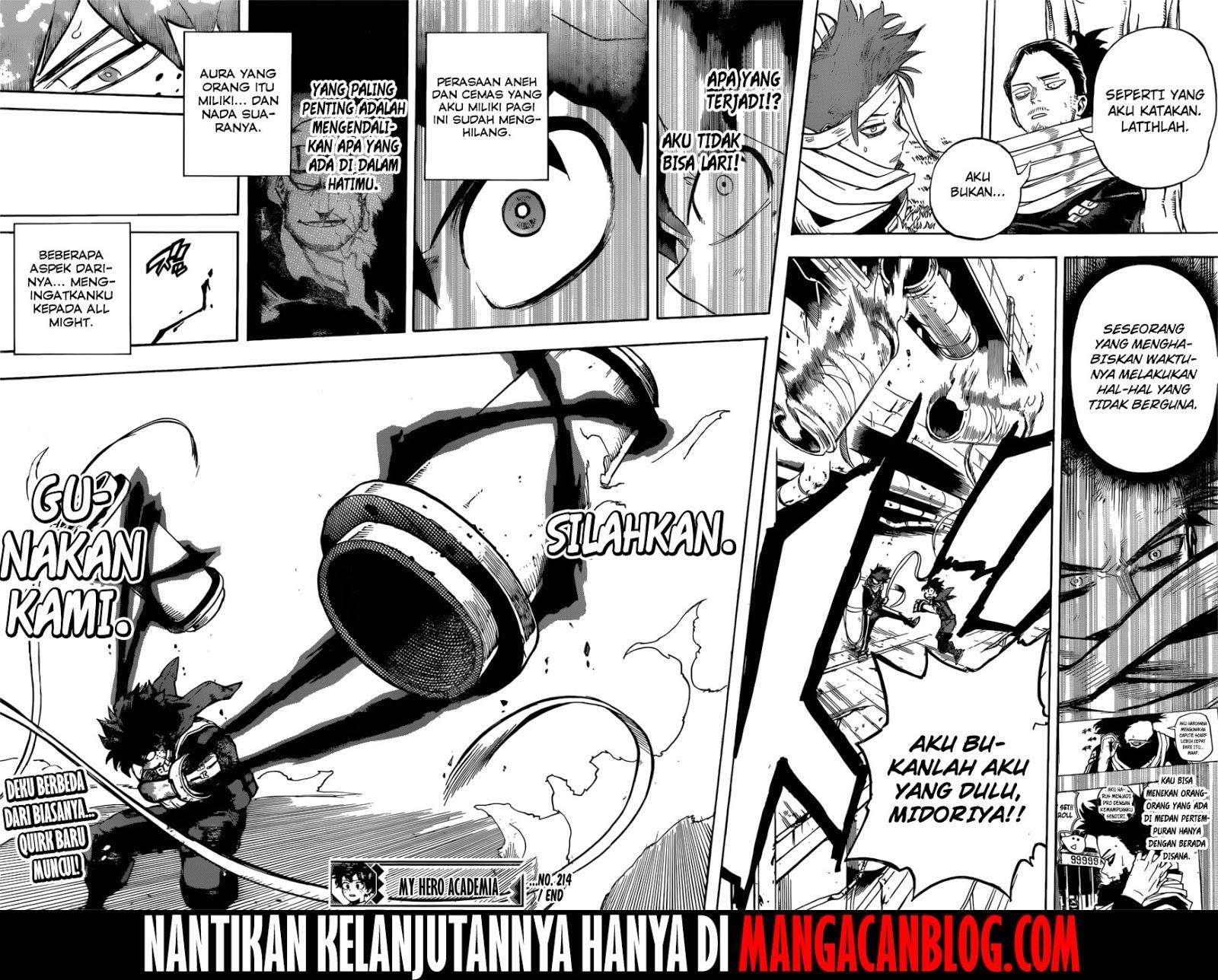 Boku no Hero Academia Chapter 214 Gambar 17