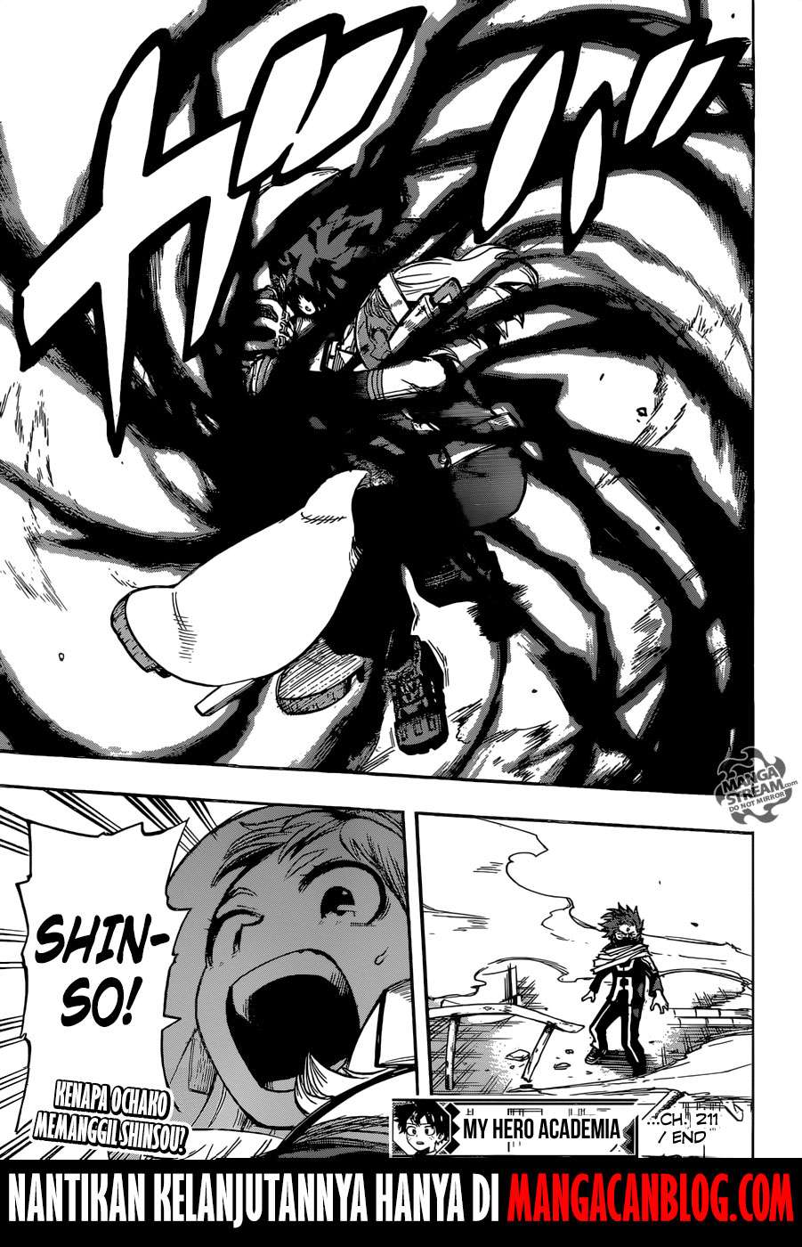 Boku no Hero Academia Chapter 211 Gambar 13