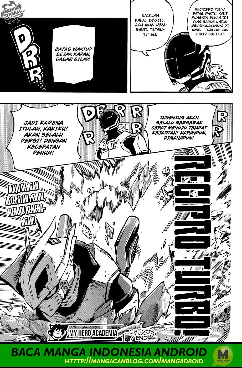 Boku no Hero Academia Chapter 203 Gambar 13