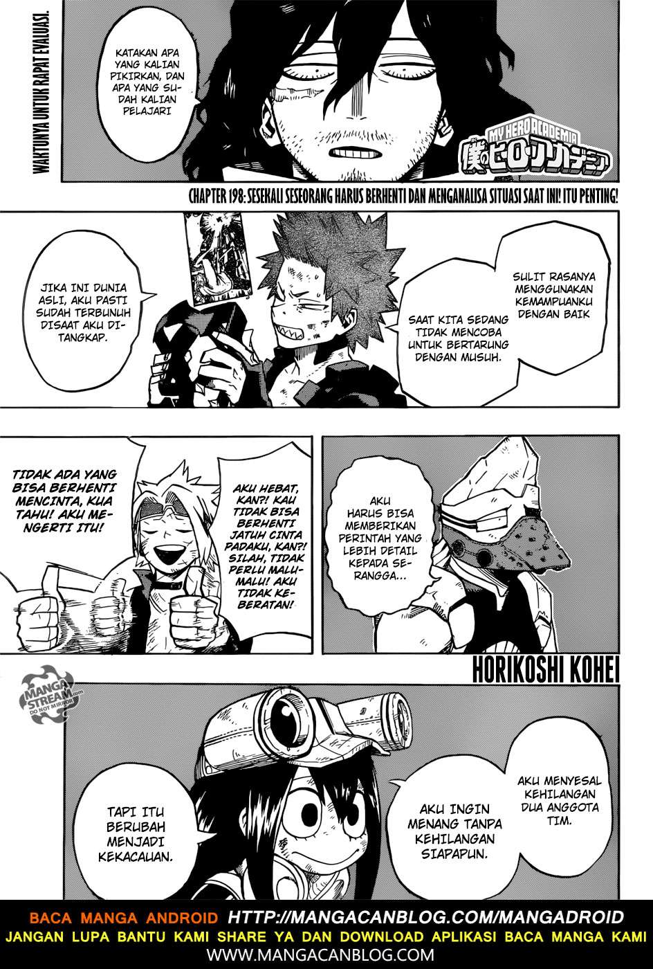 Komik Boku no Hero Academia Chapter 198 gambar nomor 1