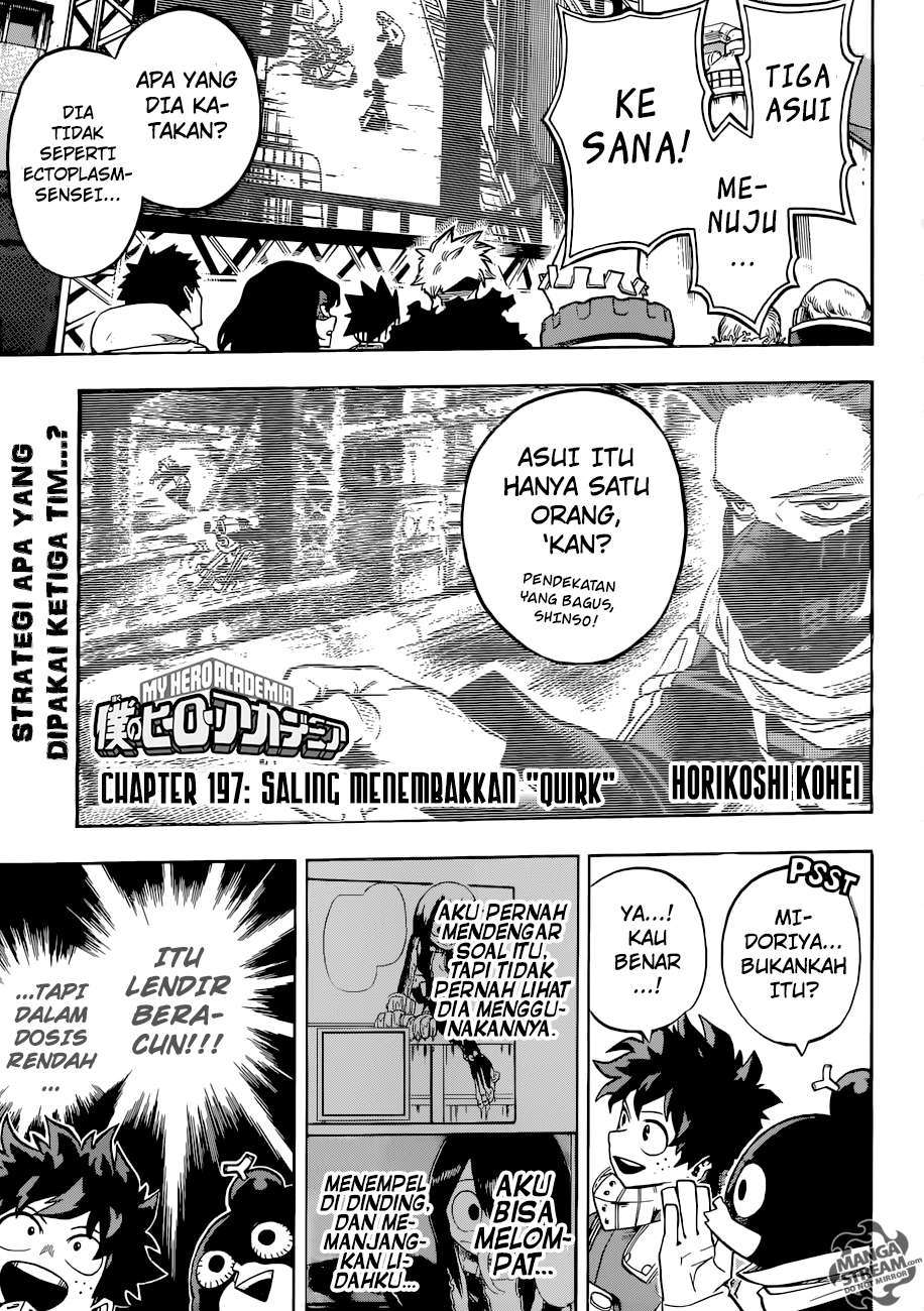 Manga Boku no Hero Academia Chapter 197 gambar nomor 2