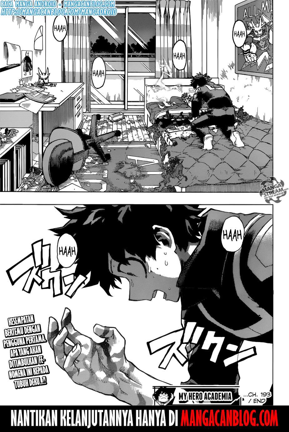 Boku no Hero Academia Chapter 193 Gambar 17