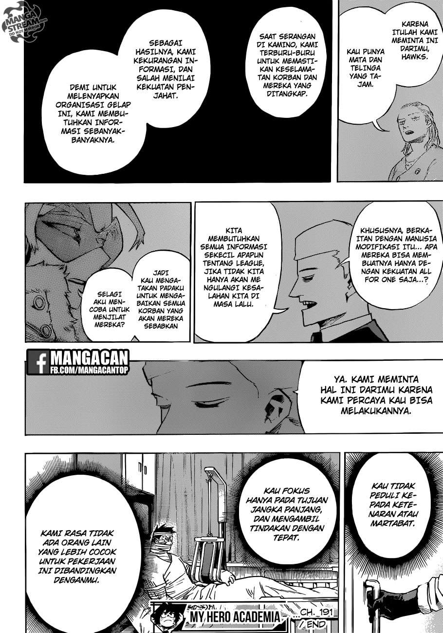 Boku no Hero Academia Chapter 191 Gambar 15