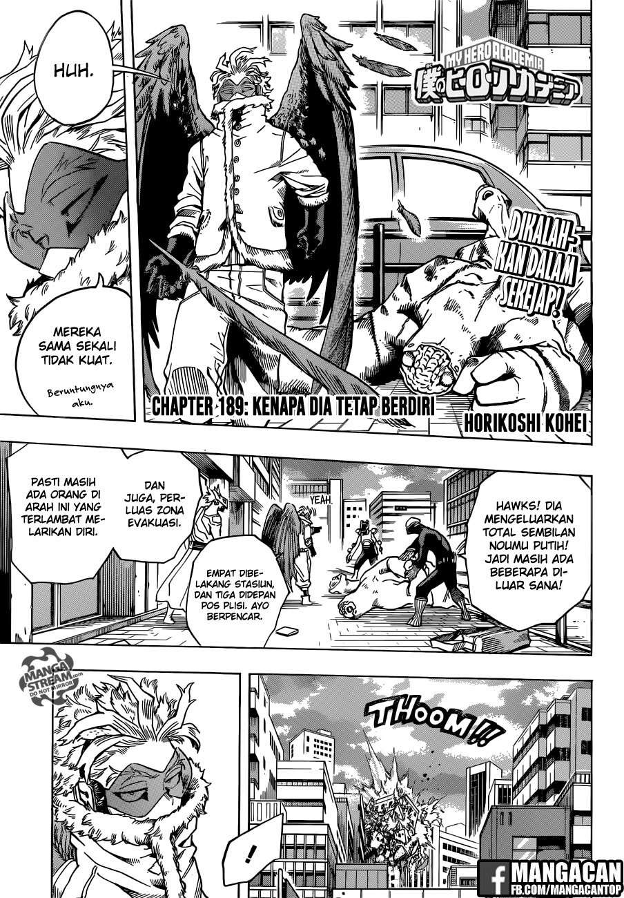 Komik Boku no Hero Academia Chapter 189 gambar nomor 1