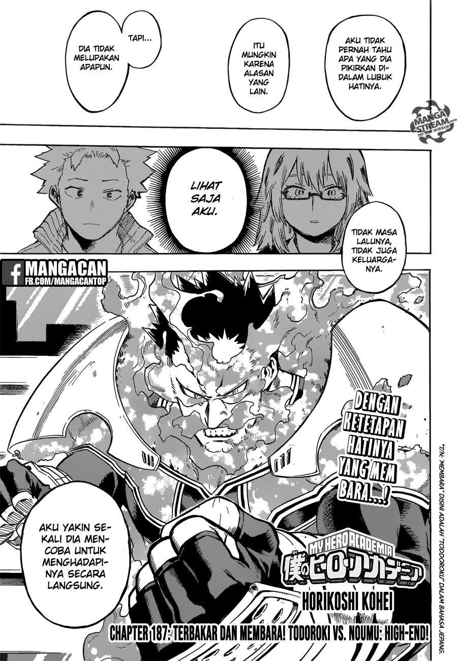 Boku no Hero Academia Chapter 187 Gambar 6