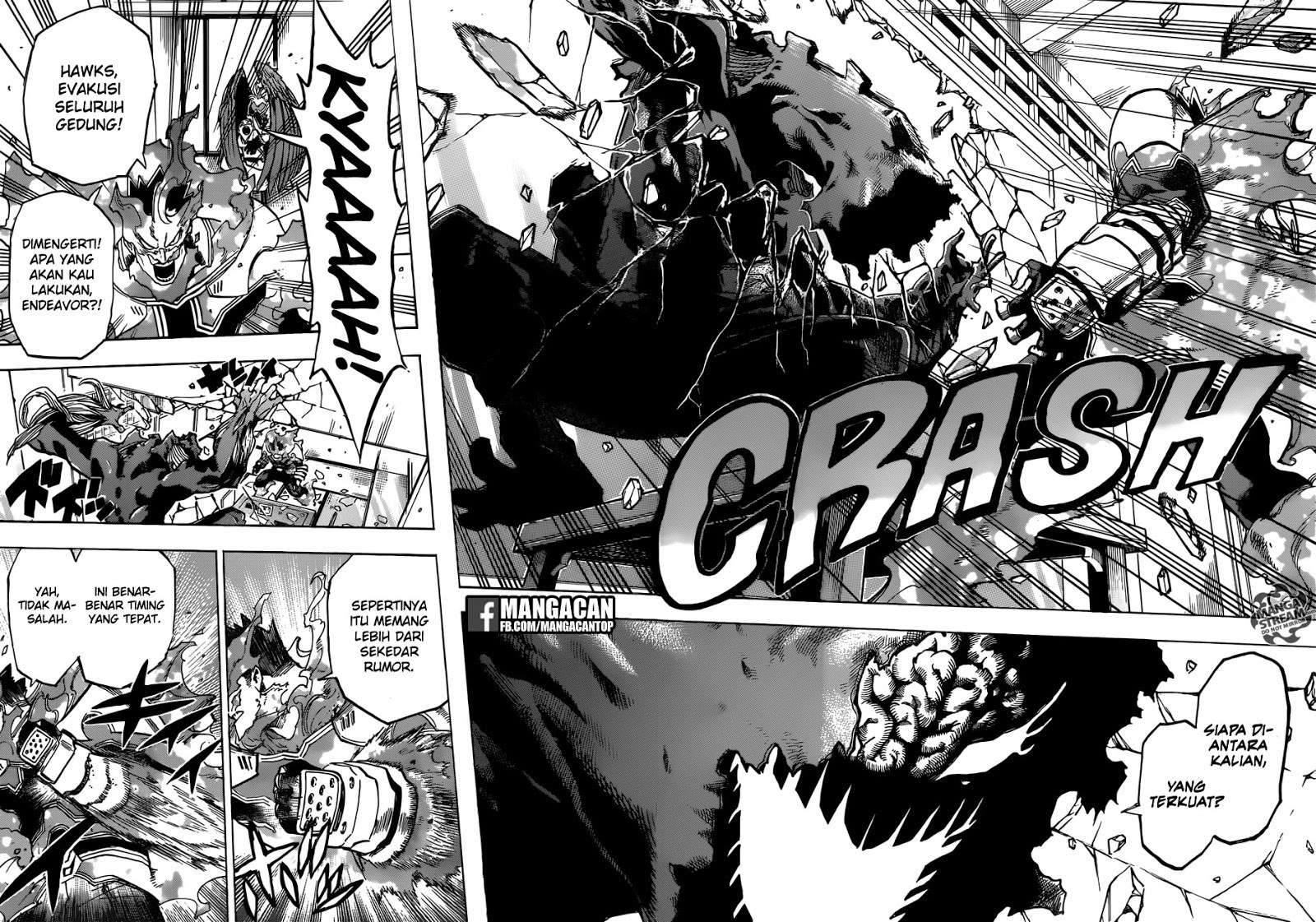 Boku no Hero Academia Chapter 186 Gambar 16