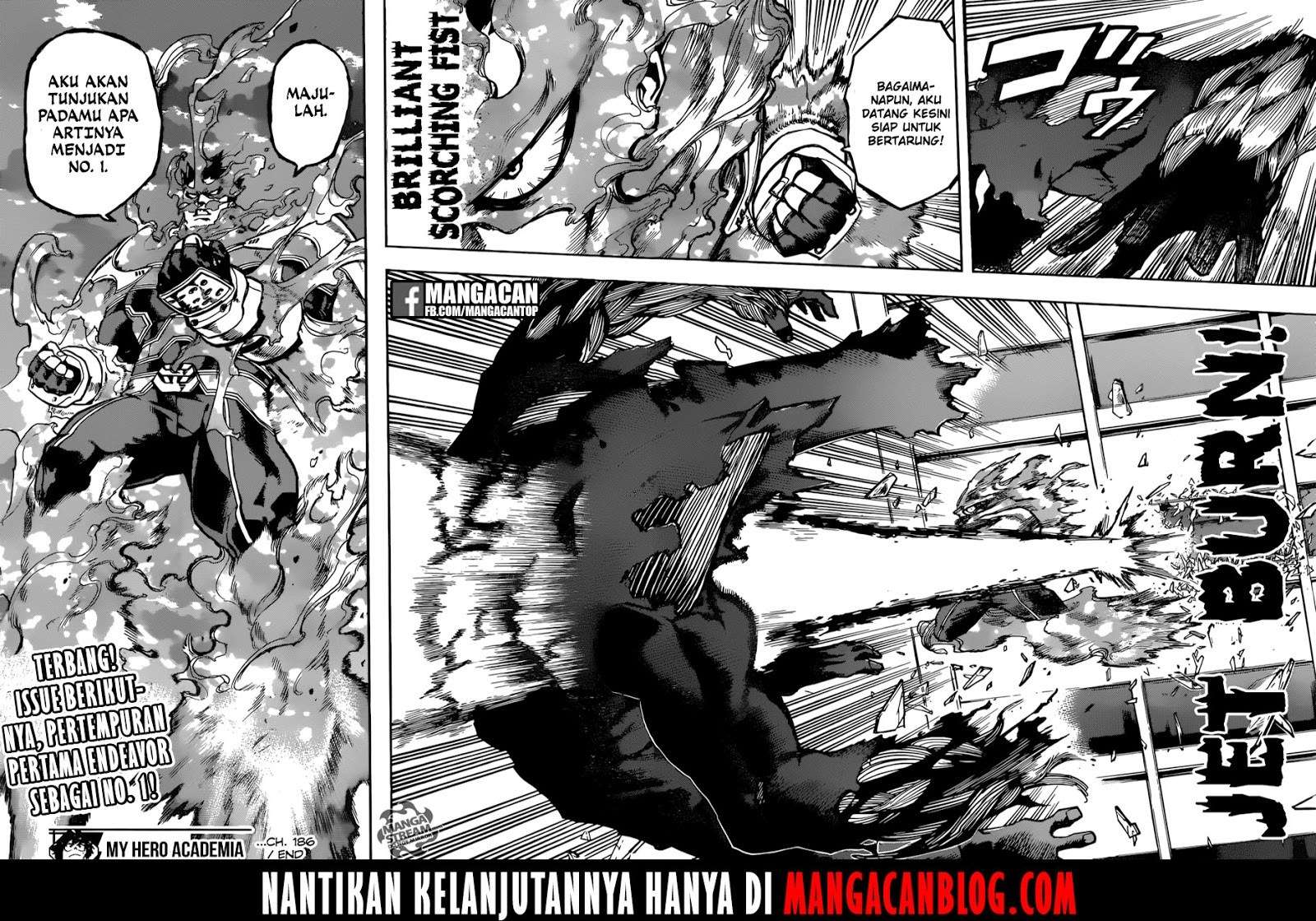 Boku no Hero Academia Chapter 186 Gambar 17