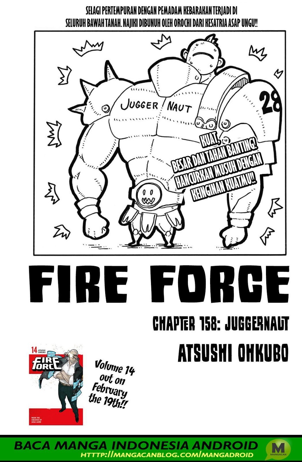 Komik Fire Brigade of Flames Chapter 158 gambar nomor 1