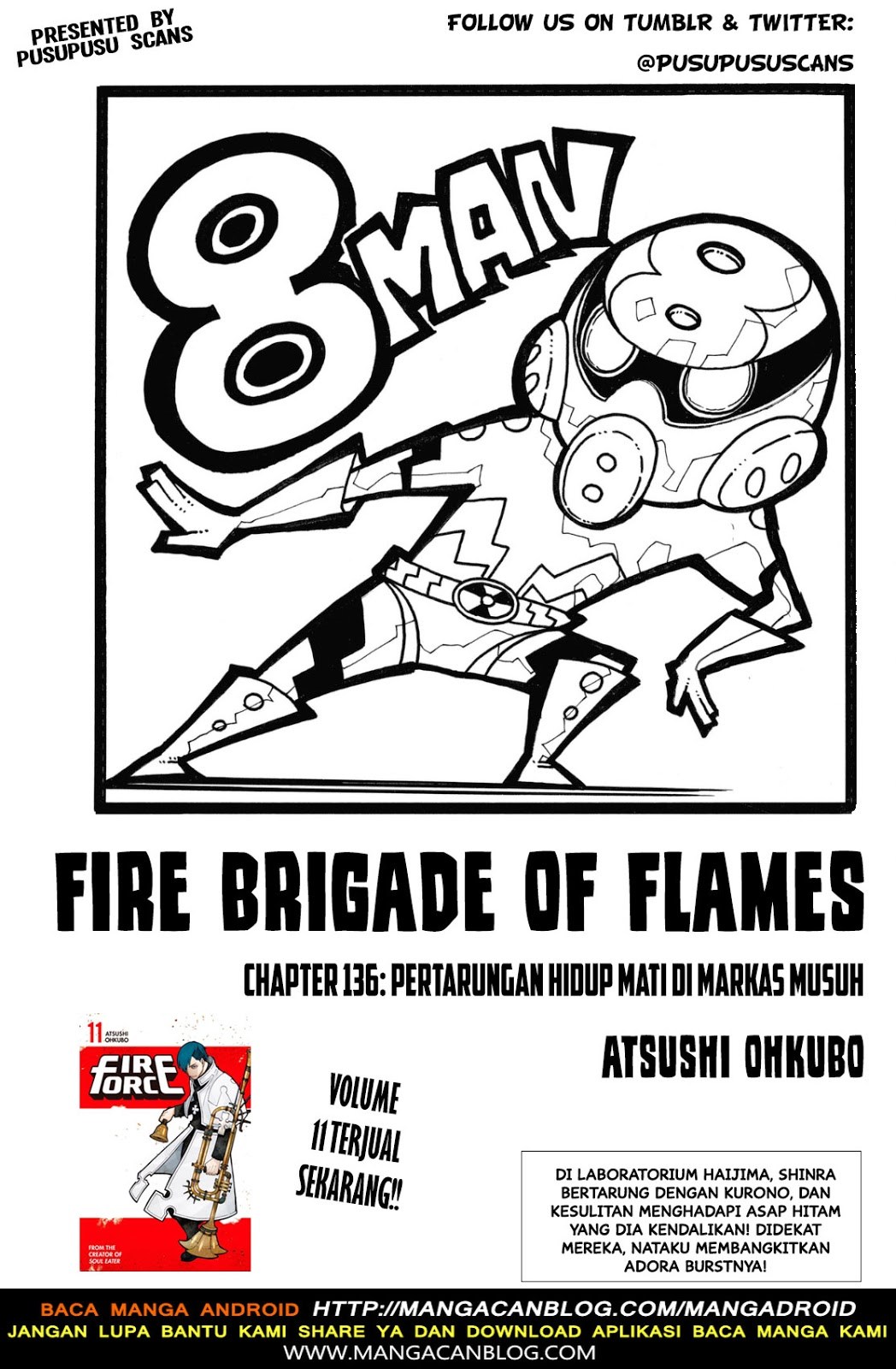 Komik Fire Brigade of Flames Chapter 136 gambar nomor 1