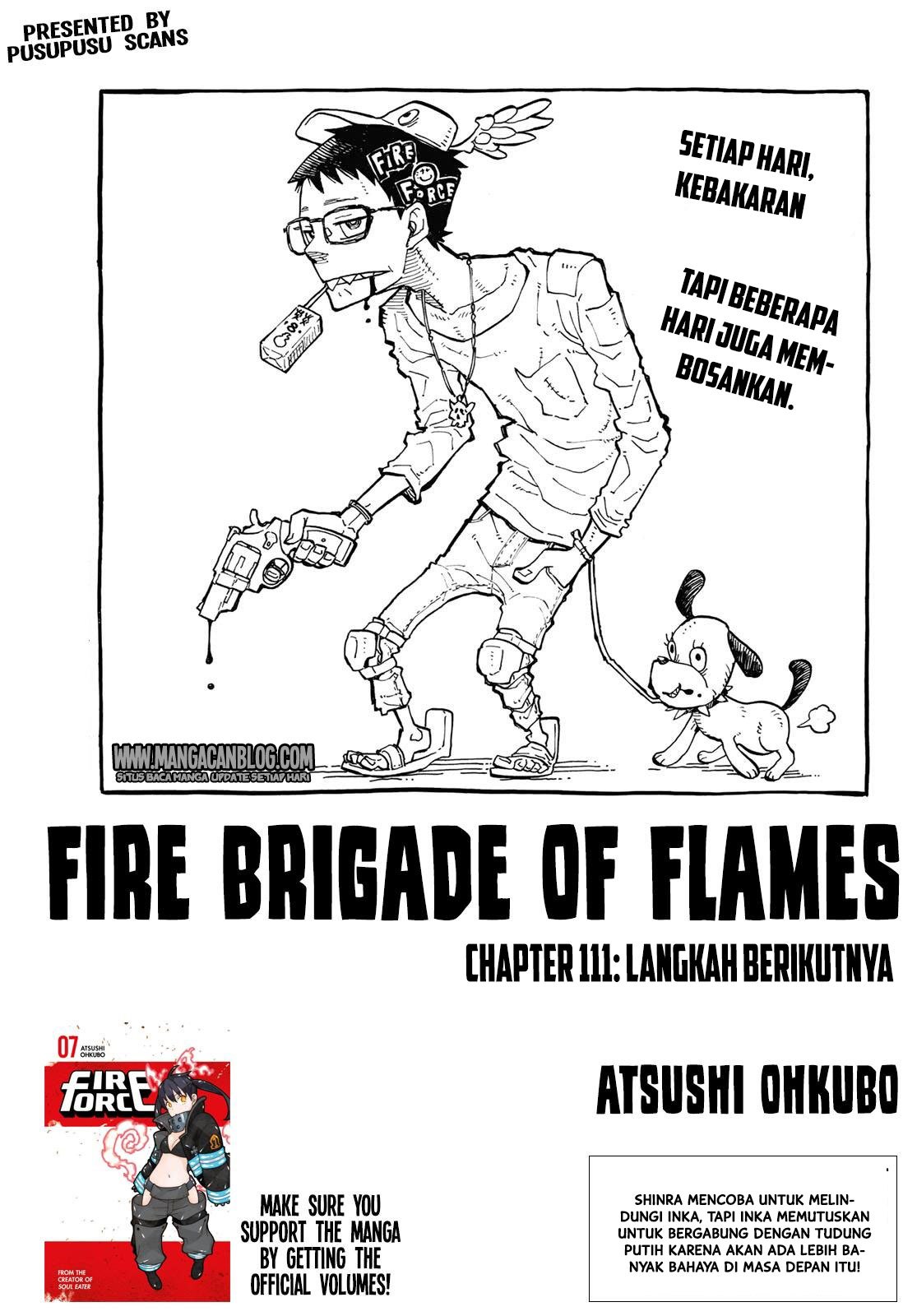Komik Fire Brigade of Flames Chapter 111 gambar nomor 1