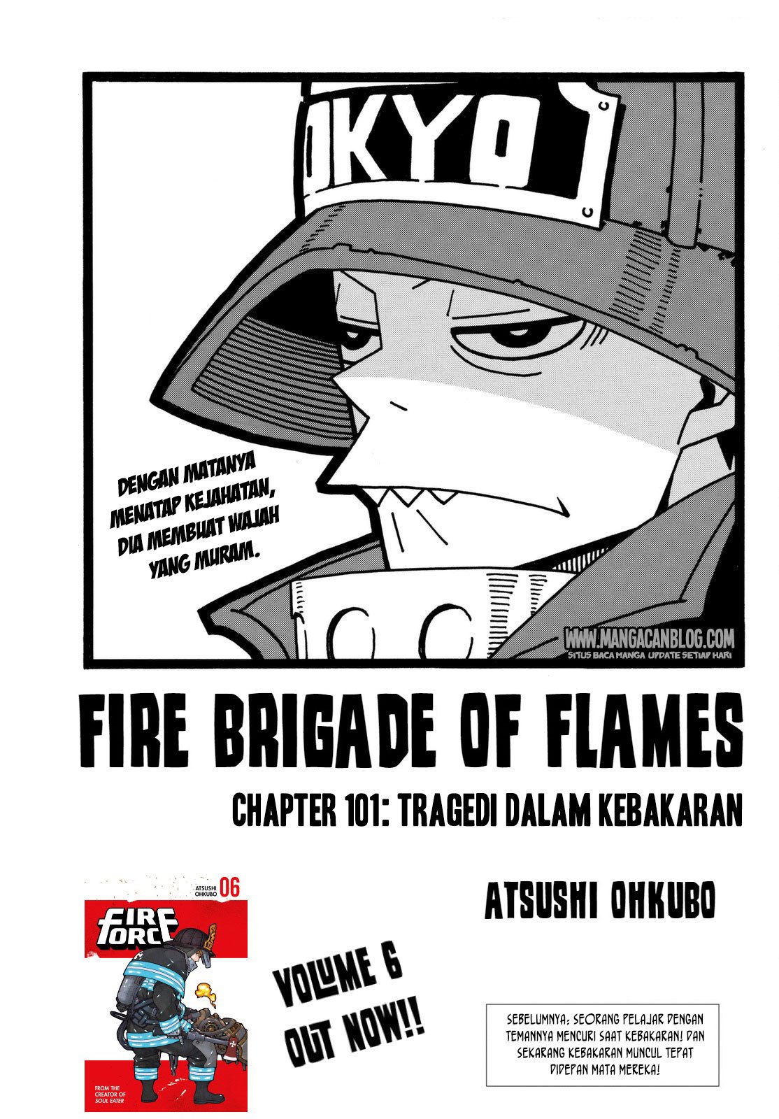 Komik Fire Brigade of Flames Chapter 101 gambar nomor 1