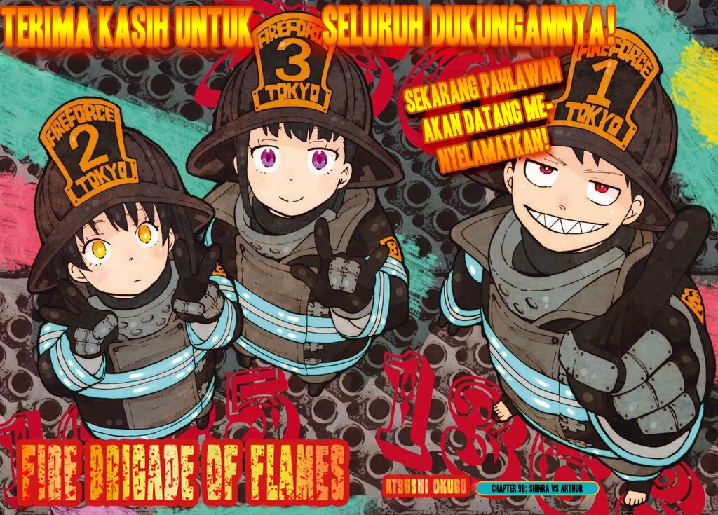 Komik Fire Brigade of Flames Chapter 98 gambar nomor 1