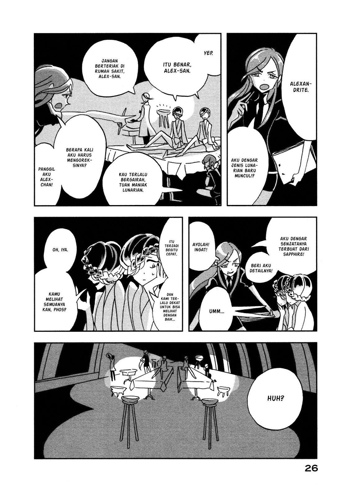 Houseki no Kuni Chapter 14 Gambar 28