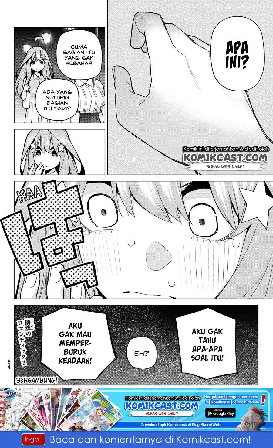 Go-toubun no Hanayome Chapter 92 Gambar 22