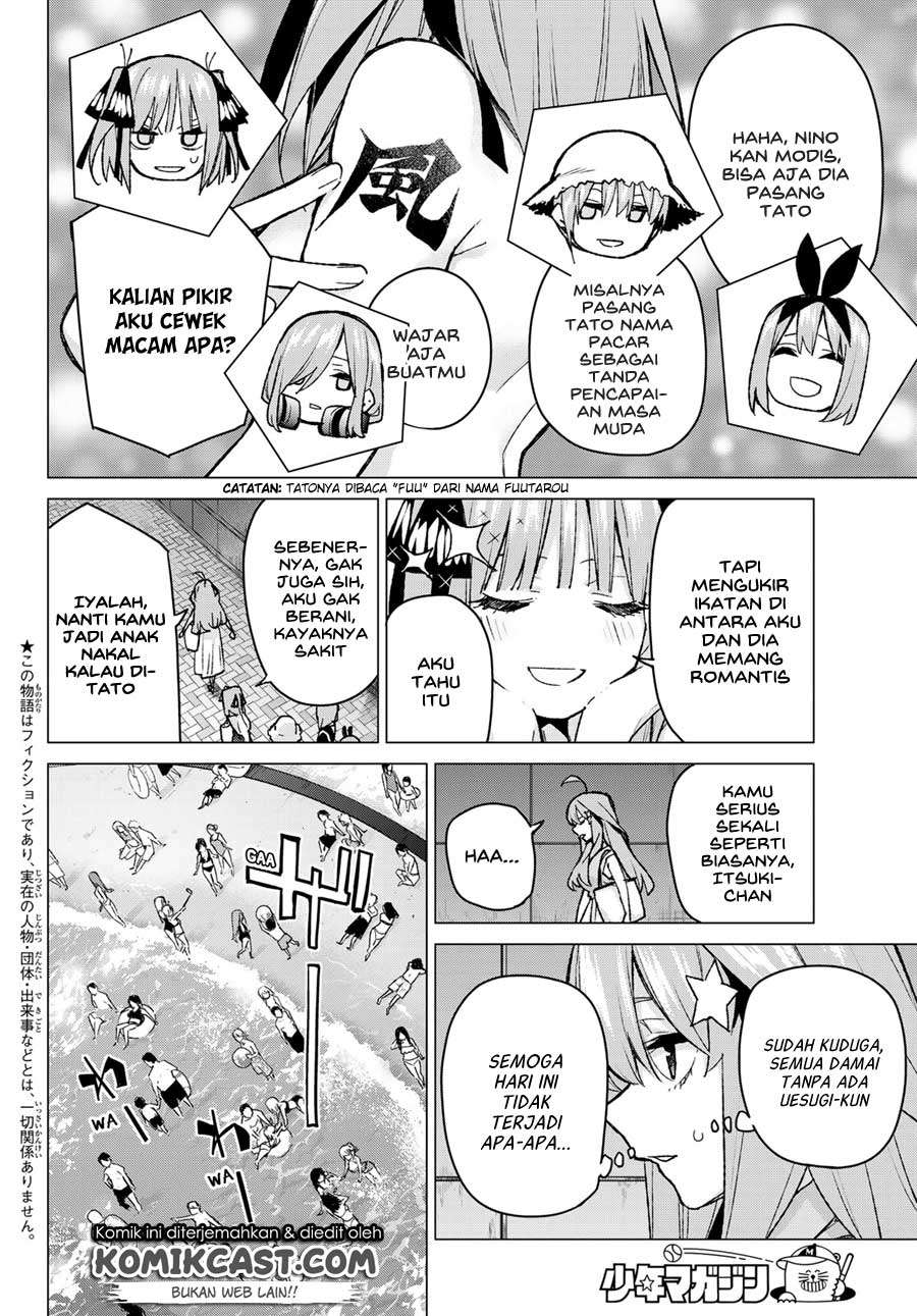 Go-toubun no Hanayome Chapter 92 Gambar 4