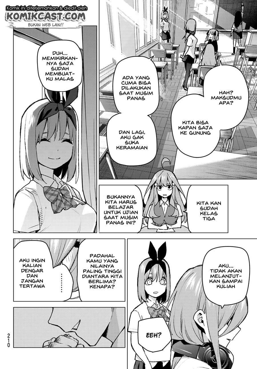 Go-toubun no Hanayome Chapter 90 Gambar 16
