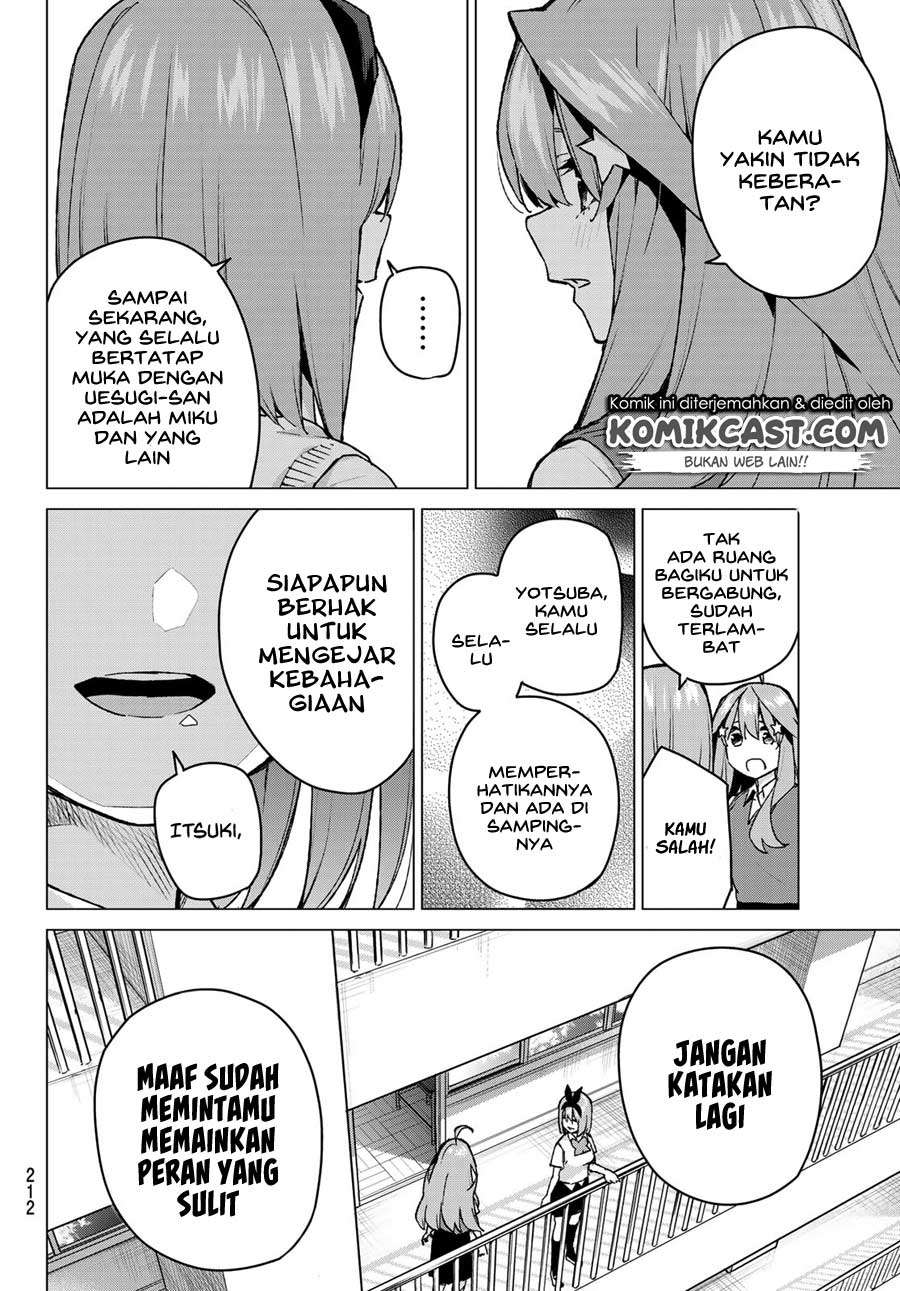 Go-toubun no Hanayome Chapter 90 Gambar 18