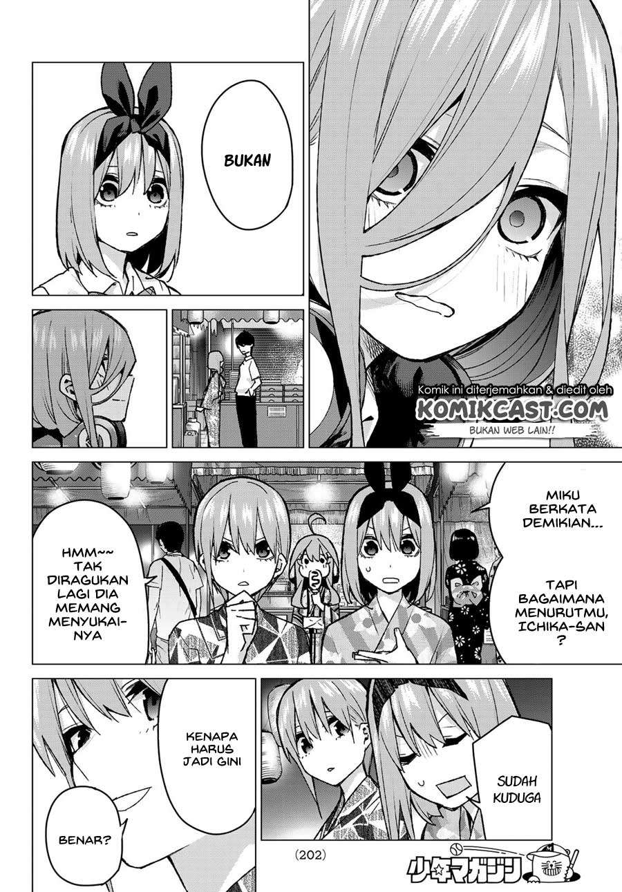Go-toubun no Hanayome Chapter 90 Gambar 8