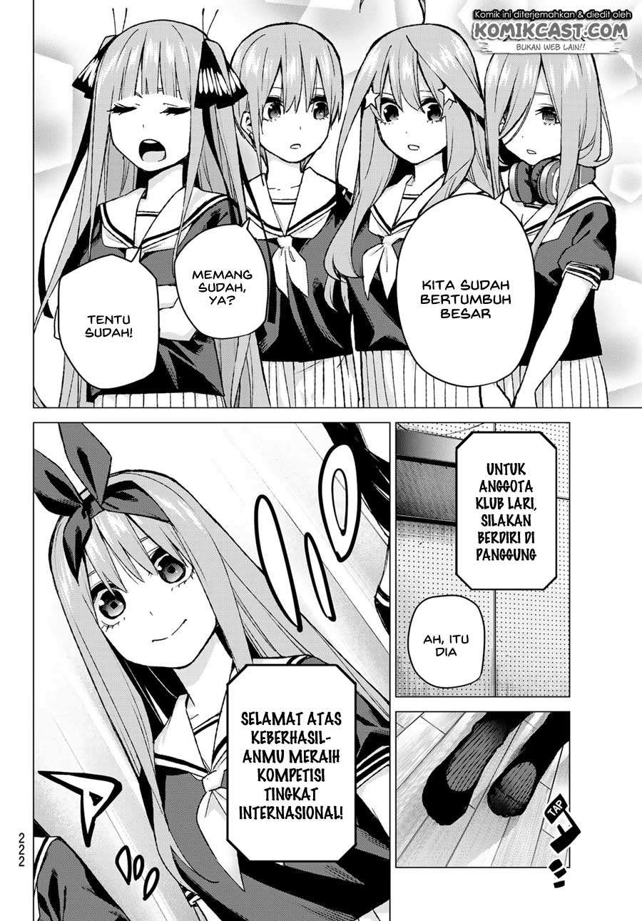Go-toubun no Hanayome Chapter 89 Gambar 10