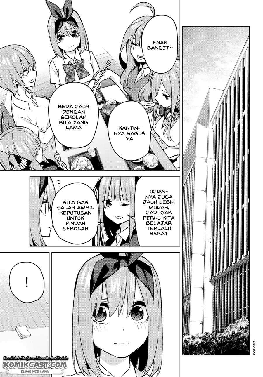 Go-toubun no Hanayome Chapter 89 Gambar 20