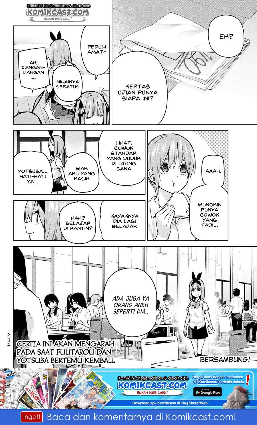 Go-toubun no Hanayome Chapter 89 Gambar 21