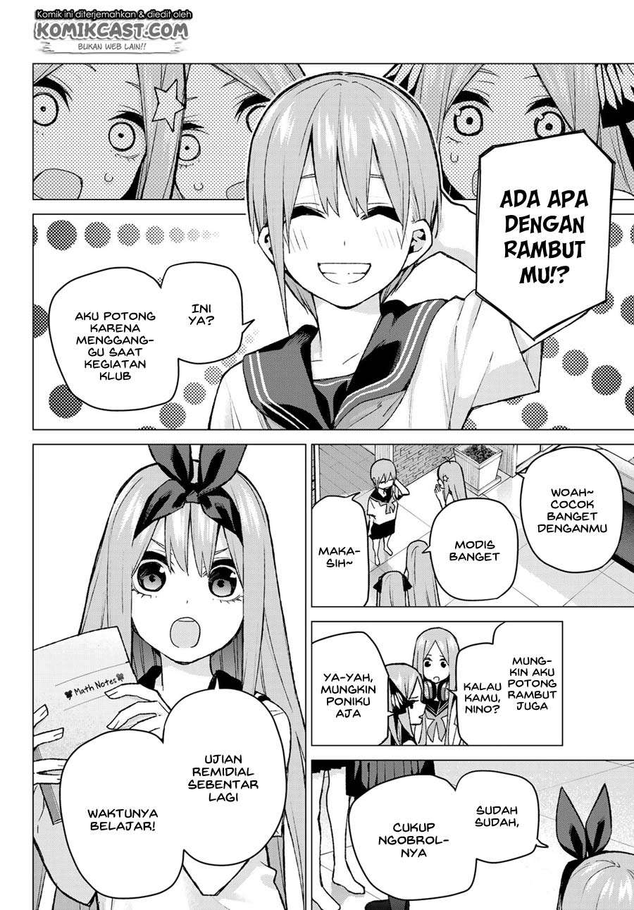 Go-toubun no Hanayome Chapter 89 Gambar 4
