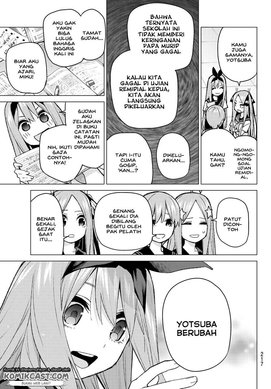 Go-toubun no Hanayome Chapter 89 Gambar 5