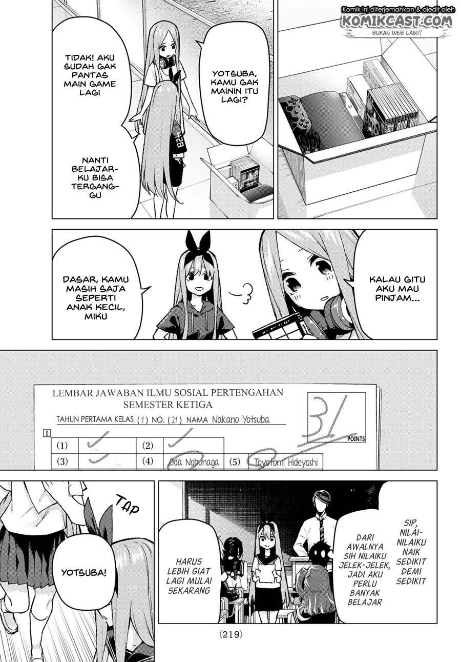 Go-toubun no Hanayome Chapter 89 Gambar 7
