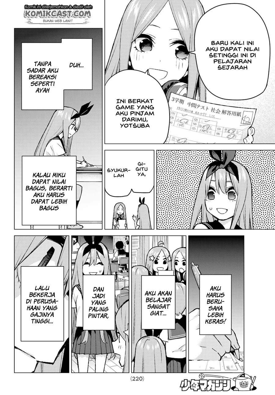 Go-toubun no Hanayome Chapter 89 Gambar 8