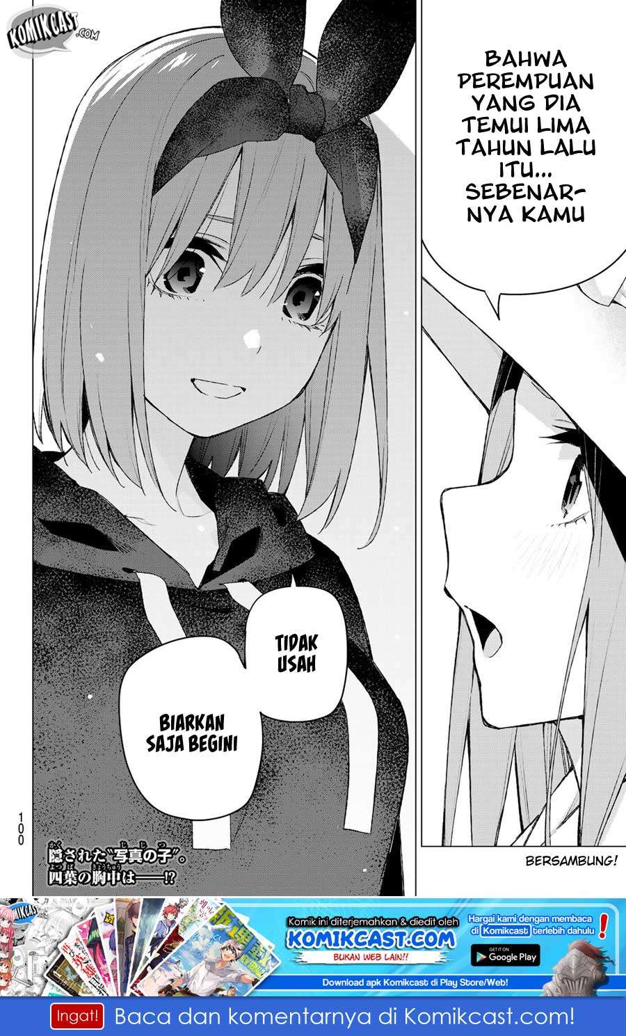 Go-toubun no Hanayome Chapter 86 Gambar 20