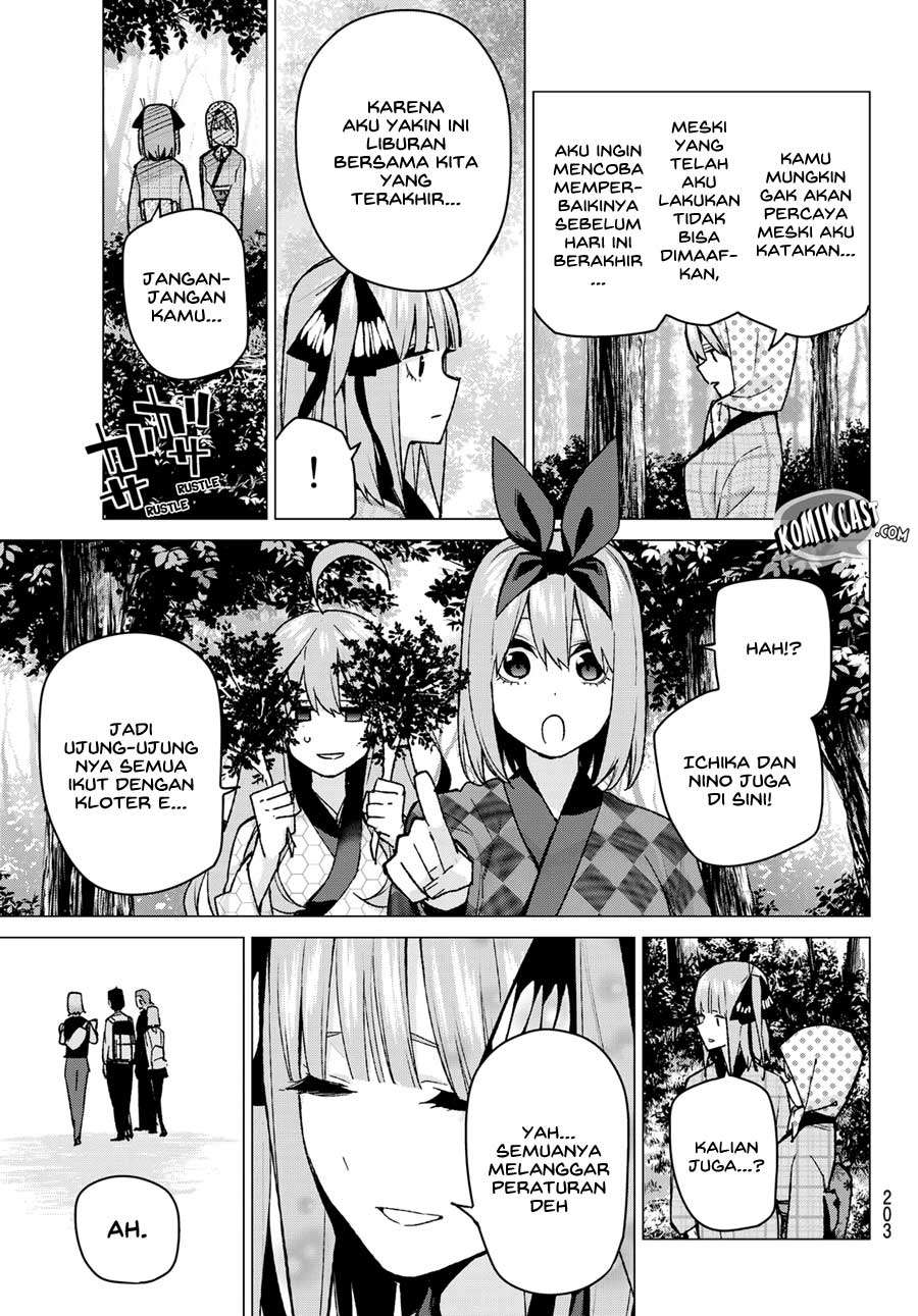 Go-toubun no Hanayome Chapter 85 Gambar 5