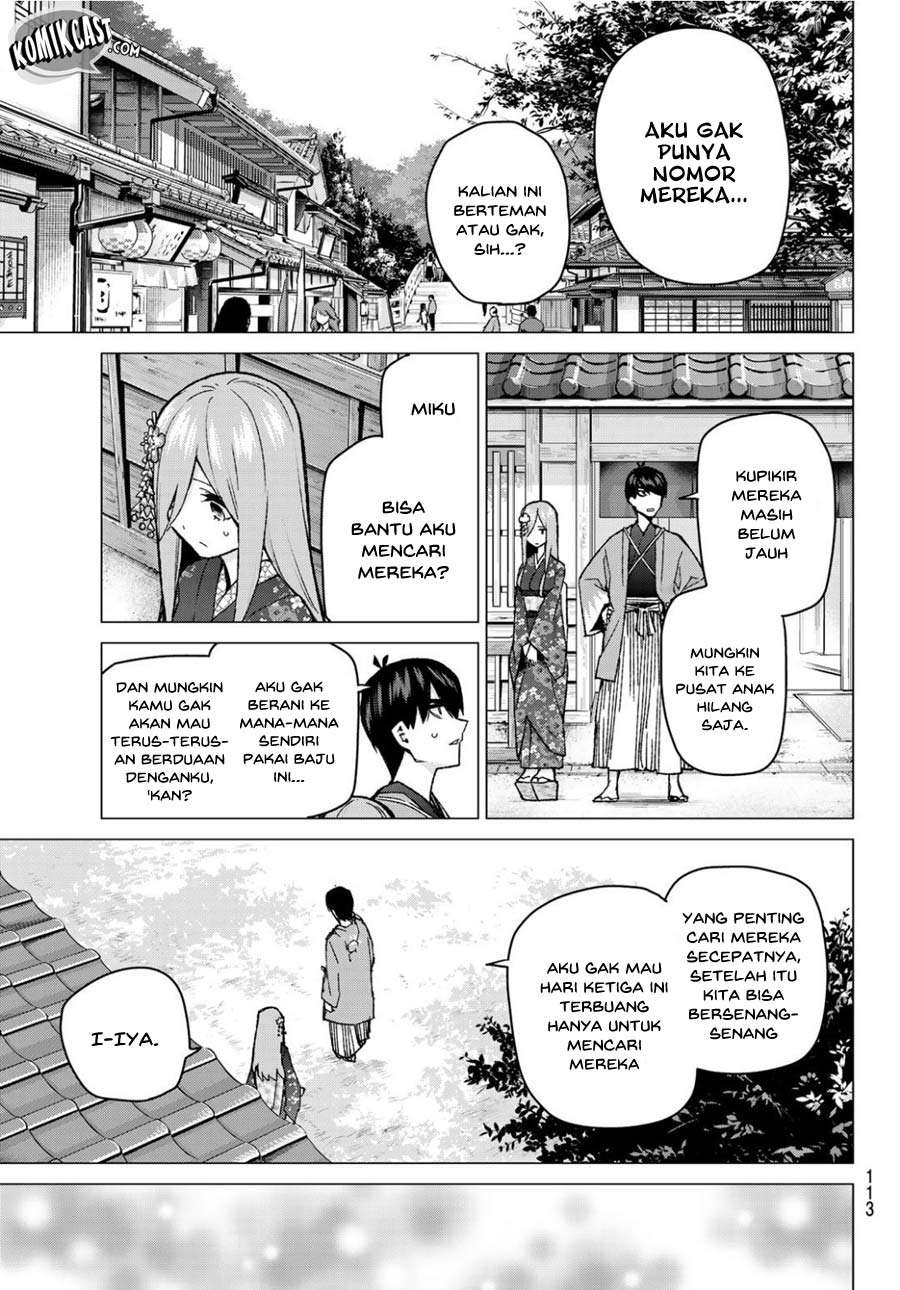 Go-toubun no Hanayome Chapter 84 Gambar 9