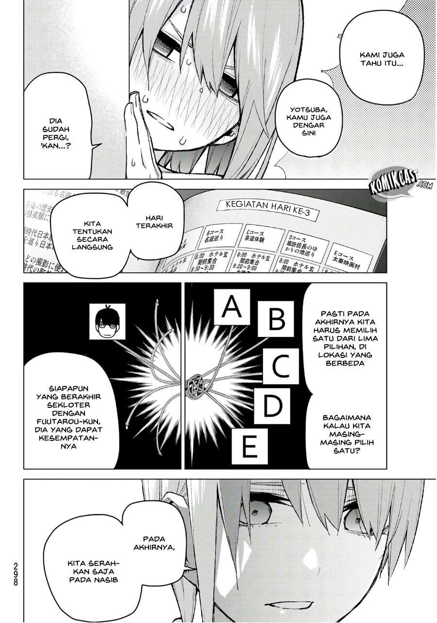 Go-toubun no Hanayome Chapter 83 Gambar 16