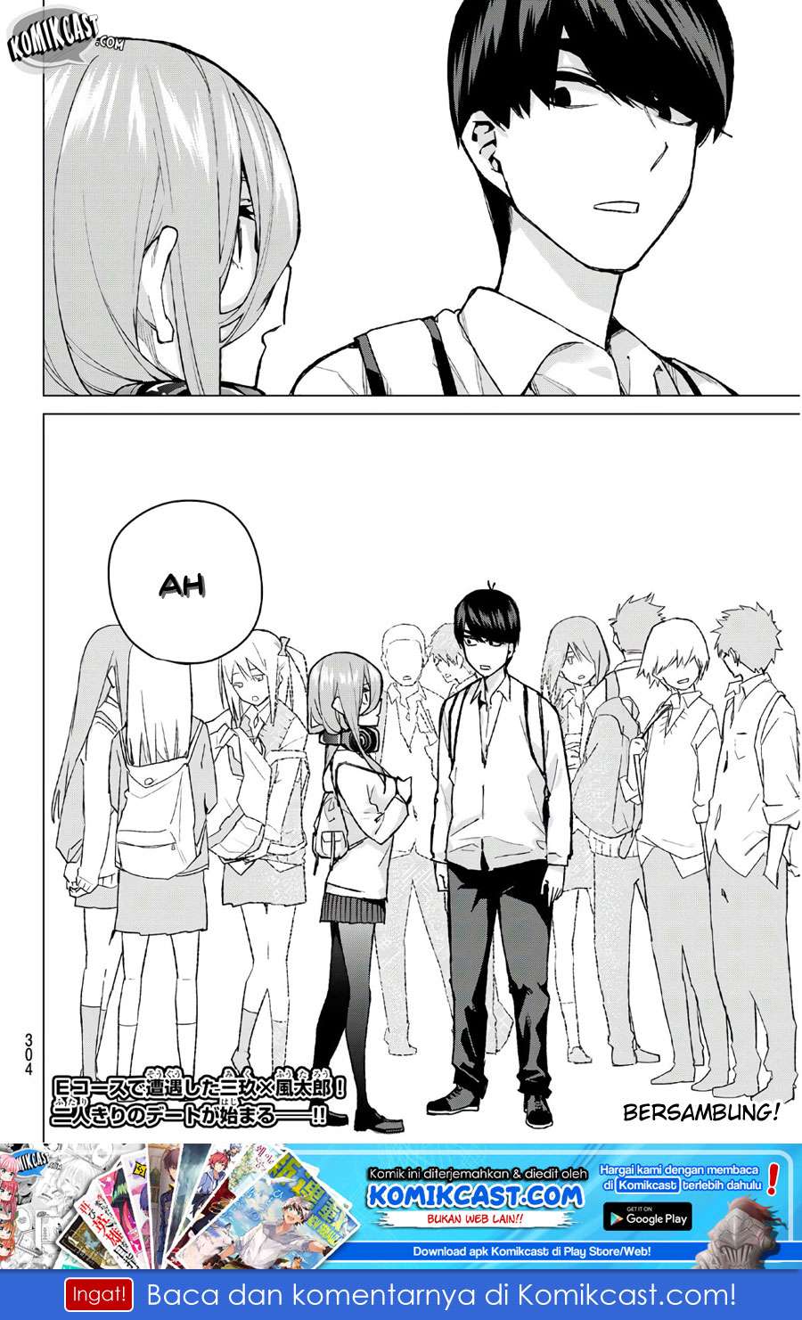 Go-toubun no Hanayome Chapter 83 Gambar 22