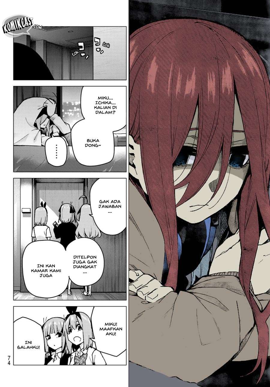 Go-toubun no Hanayome Chapter 81 Gambar 18