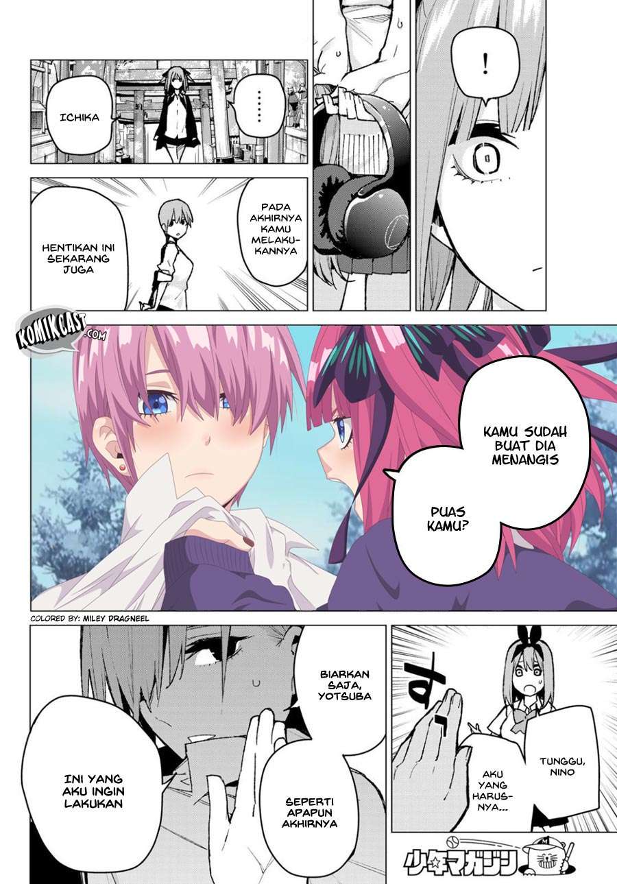 Go-toubun no Hanayome Chapter 81 Gambar 4