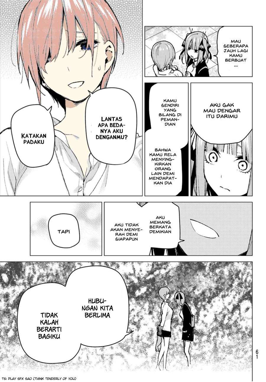 Go-toubun no Hanayome Chapter 81 Gambar 5