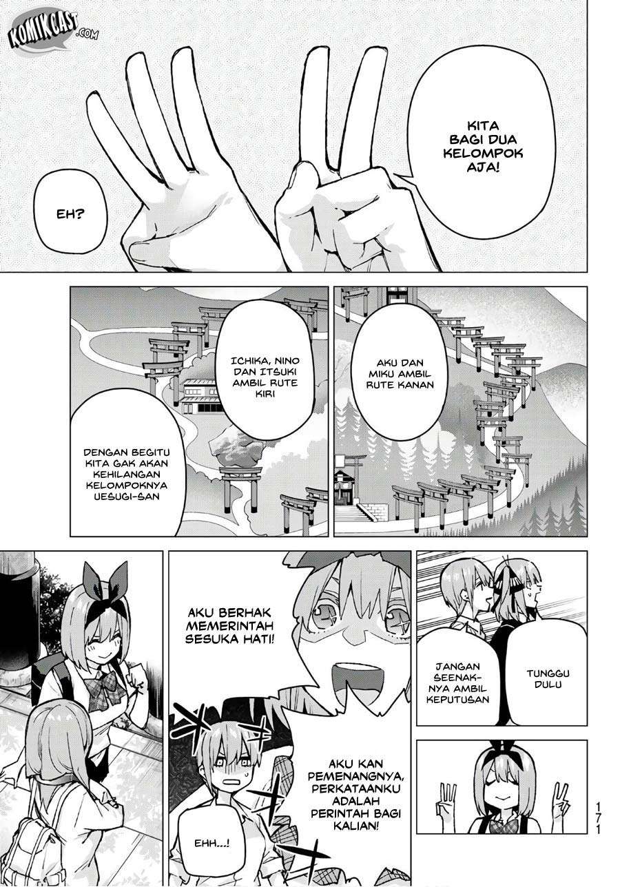 Go-toubun no Hanayome Chapter 80 Gambar 12