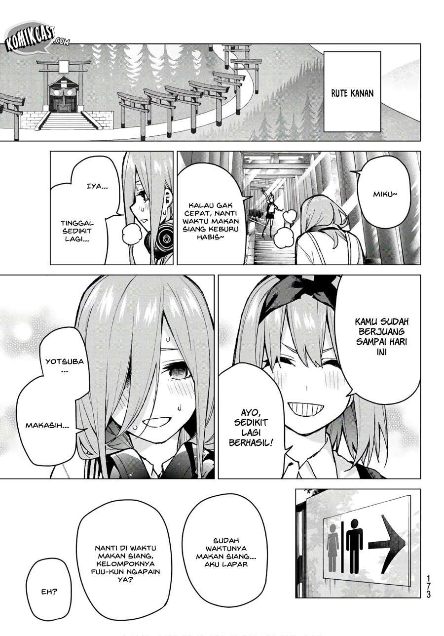 Go-toubun no Hanayome Chapter 80 Gambar 14