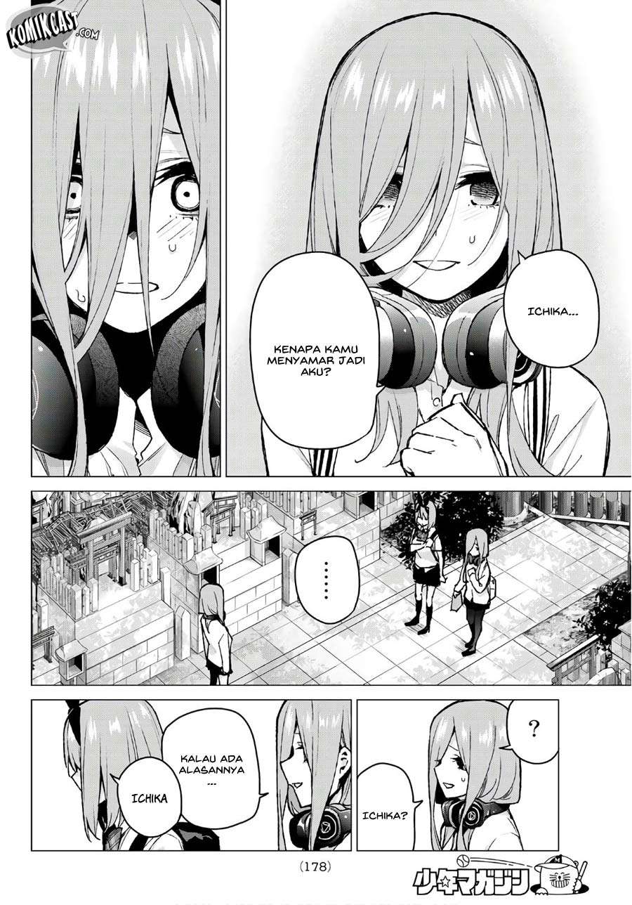Go-toubun no Hanayome Chapter 80 Gambar 19