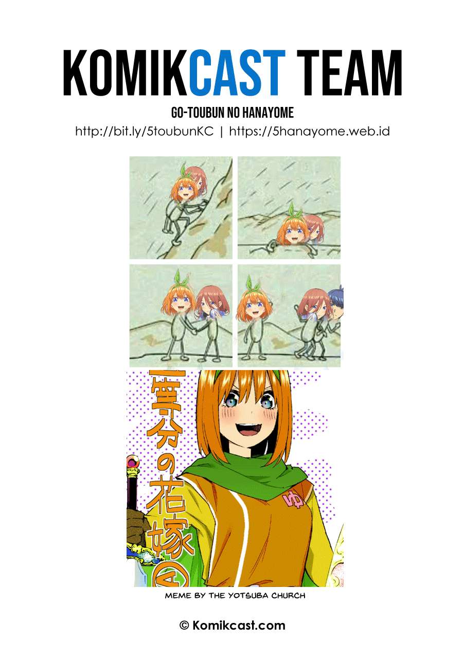 Go-toubun no Hanayome Chapter 80 Gambar 22