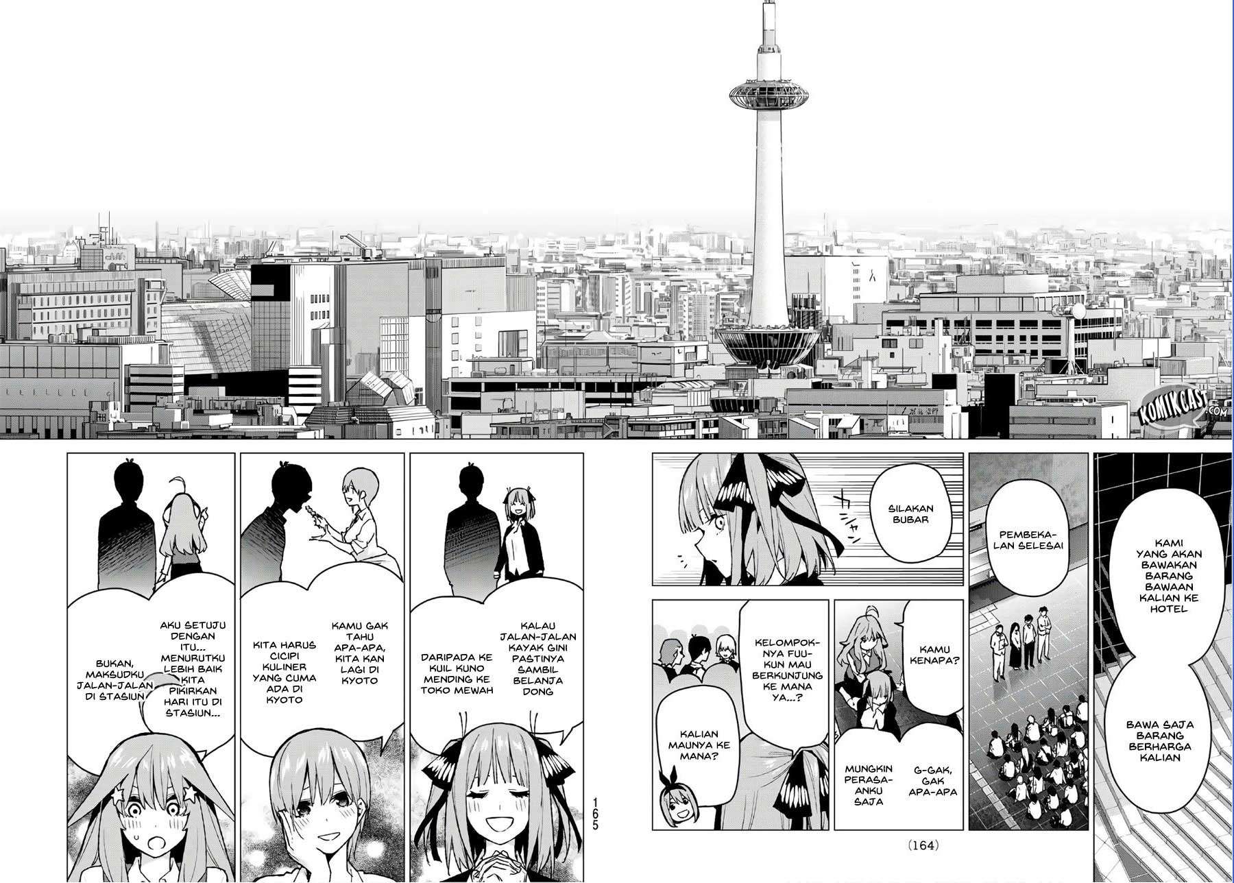 Go-toubun no Hanayome Chapter 80 Gambar 6