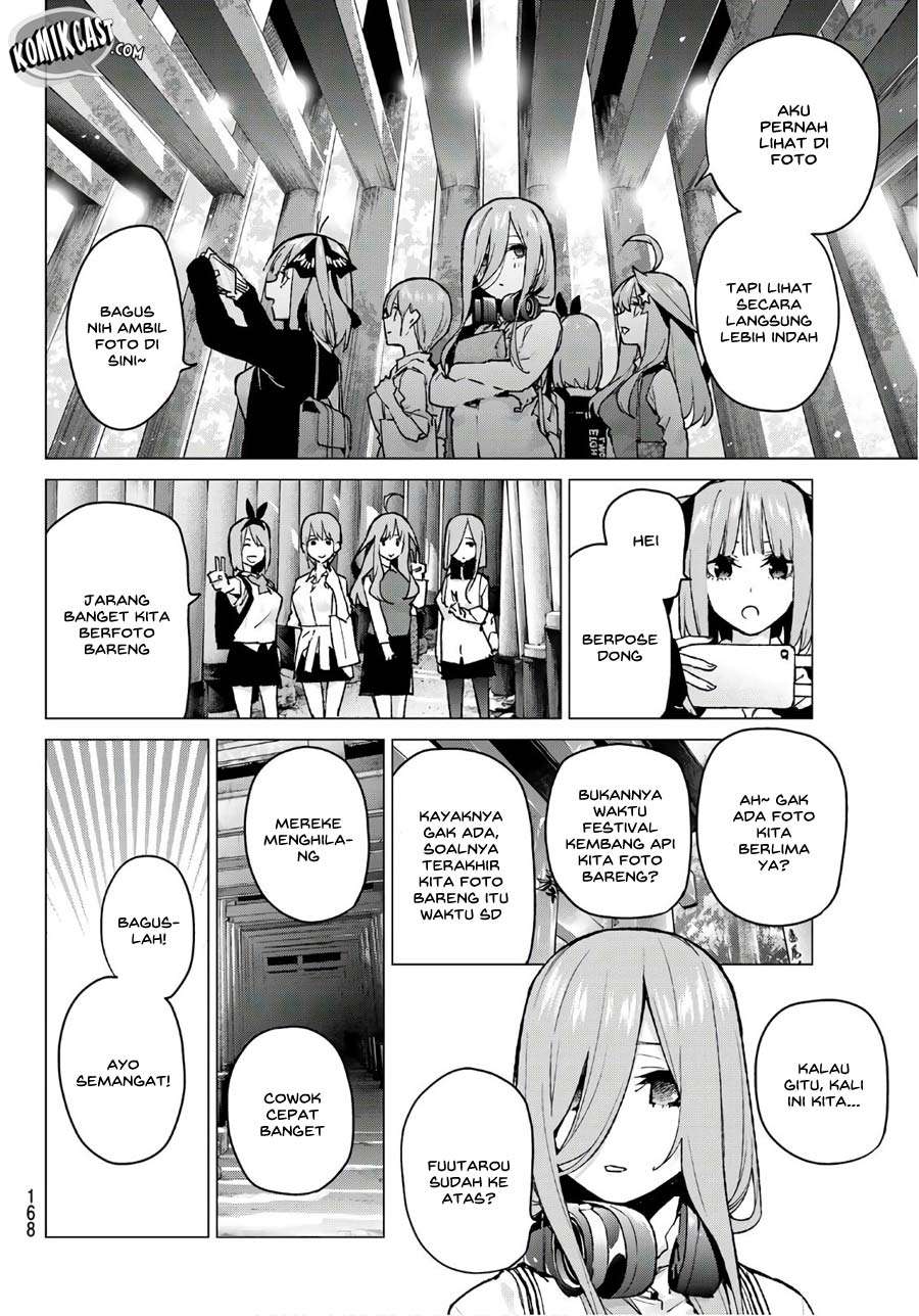 Go-toubun no Hanayome Chapter 80 Gambar 9