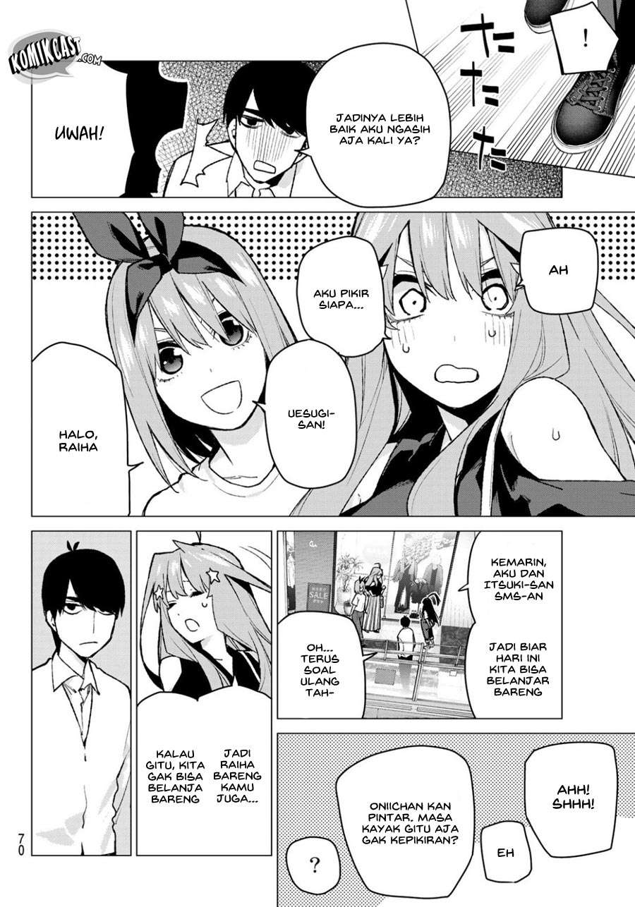Go-toubun no Hanayome Chapter 79 Gambar 6