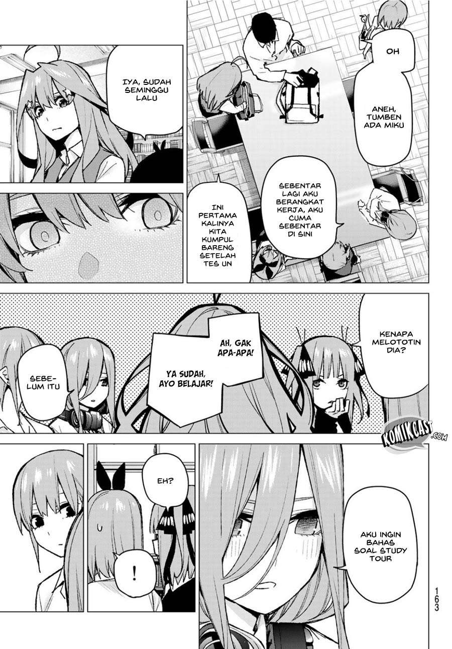 Go-toubun no Hanayome Chapter 78 Gambar 11